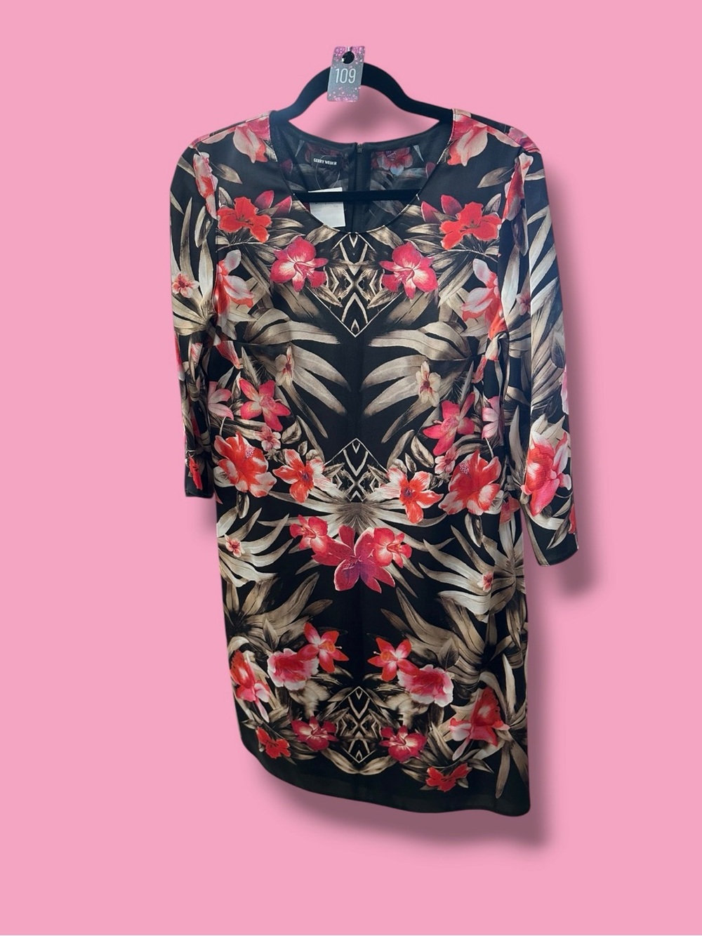 Black Floral-Print Women’s Dress Gerry Weber